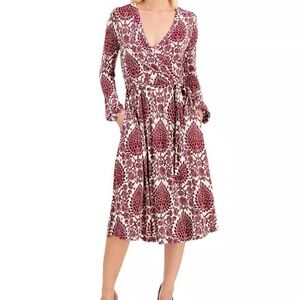 Max Mara Weekend Max Mara Susa Printed Paisley Long Sleeve Dress SIZE SMALL